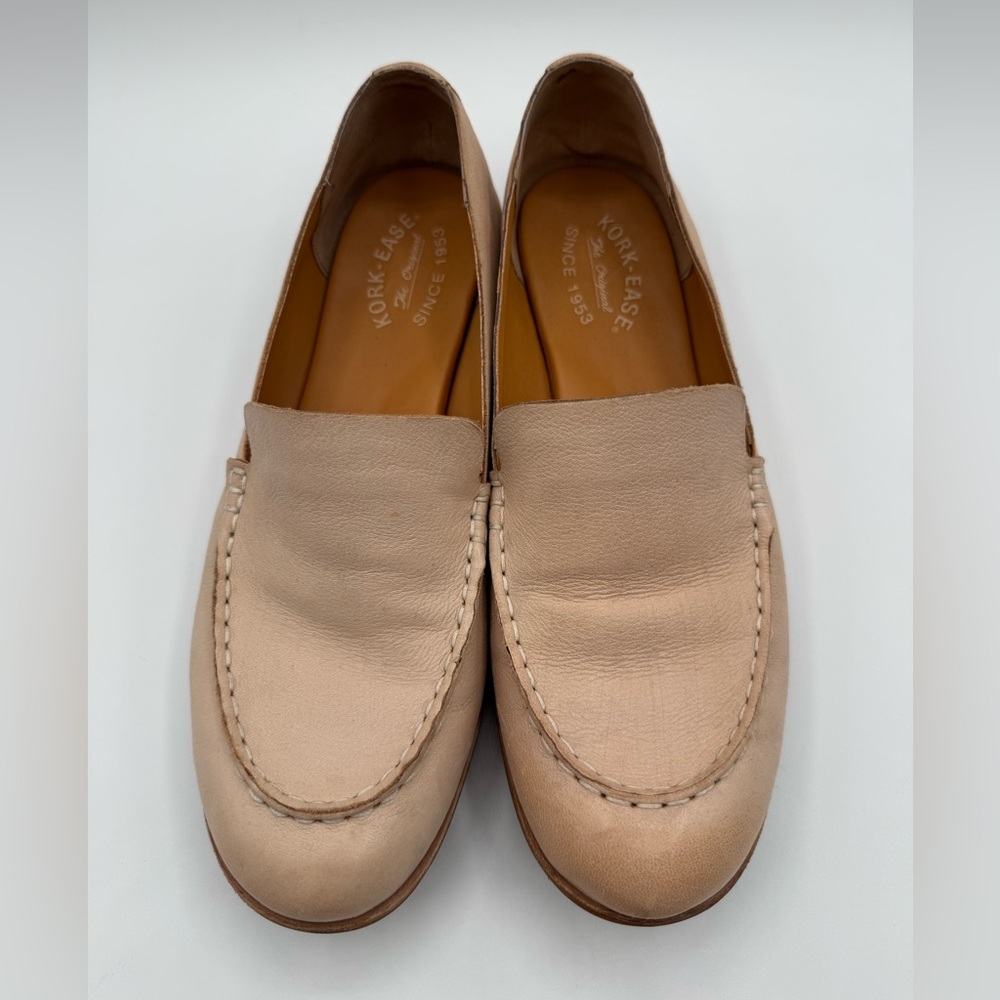 Kork-Ease Meg Black Loafer Hand-Made Moc-Toe Loafer Size 9.5M - Picture 3 of 16